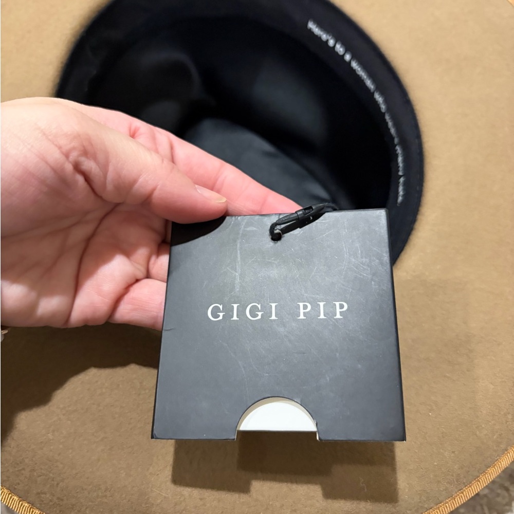 Gigi Pip MONROE RANCHER Wool Hat - NWT - brown - size S/M 57 - Picture 8 of 10
